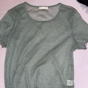 Sheer Pacsun top. Cute with a tank top